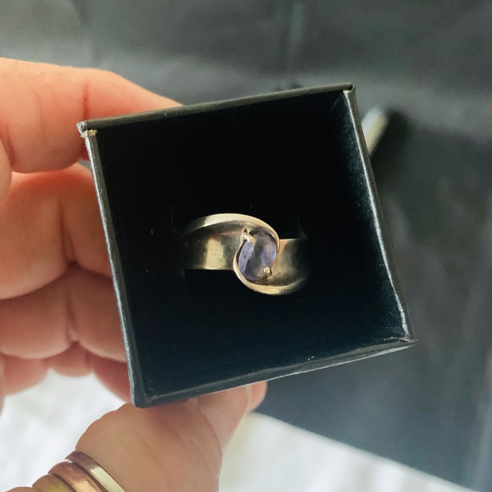 Tanzanite sterling silver Ring